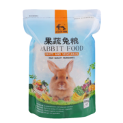 洁西（JESSIE）果蔬兔粮1kg 兔饲料 垂耳兔幼兔成兔蔬果兔粮
