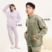 YANXUAN 网易严选 法兰绒保暖男女休闲居家套装