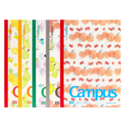 国誉（KOKUYO）水果笔记本子Campus限定款8mm点线软面抄B5无线装订笔记本大学生记事本 B5缤纷生活 5本装