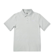 北面（The North Face）T恤男上装春夏新款柔软舒适户外休闲半袖翻领短袖POLO衫 9B8/灰色 XL