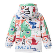 雪中飞 儿童连帽羽绒服