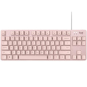logitech 罗技 K835有线机械键盘粉色红轴女