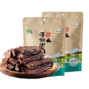 山萃（SUNDRY）中粮手撕风干牛肉干内蒙古风味休闲零食肉干肉脯独立包装原味200g