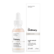 THE ORDINARY5%乳酸+2%透明质酸果酸面部精华液去角质清洁毛孔30ml纯净护肤