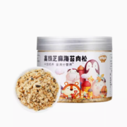 88VIP！秋田满满 宝宝高铁芝麻海苔猪肉松 80g（拍2赠英氏面霜3g*3包）