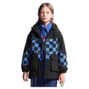 MQD 马骑顿 儿童秋冬装棉服 黑色 140c