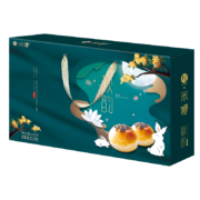 拉米娜 苏式雪芝奶黄流心 茗酥荟萃1盒（12枚636g）
