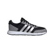 adidas阿迪达斯官方轻运动RUN50S女子简约复古舒适跑步运动鞋 黑色/灰色/银色 37(230mm)
