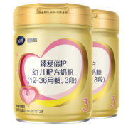飞鹤  超级飞帆臻爱倍护幼儿配方奶粉 3段(12-36个月幼儿适用) 900克 2罐装+茁然儿童配方奶200ml*10