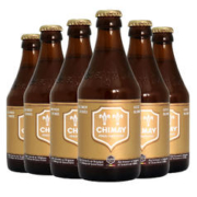 CHIMAY 智美 金帽啤酒 修道士精酿啤酒 330ml*6瓶 比利时进口