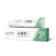 纳美（Namei）小苏打牙膏亮白清新口气含氟男女士专用家庭组合装竹盐180g*2件