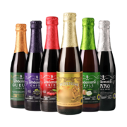 Lindemans 林德曼 比利时进口 随机口味 精酿果味啤酒 250ml*6瓶