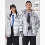 超级补贴：美特斯邦威 亮面防风多彩羽绒服 116027-252769
