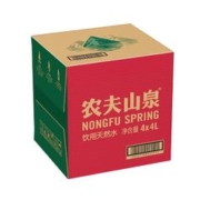 农夫山泉 饮用水 饮用天然水4L*4桶 整箱装 桶装水