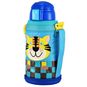 虎牌tiger儿童保温杯卡通吸管杯mmlc06cct小老虎630ml