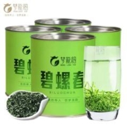 梦龙韵 绿茶碧螺春茶浓香型茶叶2023年早春新茶鲜爽绿茶散装罐装有礼袋 碧螺春 125g * 4罐