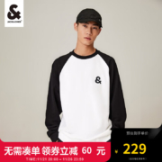 杰克·琼斯（JACK&JONES）秋季男装运动卫衣长袖打底衫男士