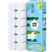 4斤 原木日记无芯卷纸4层165克12卷