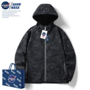 GAVK NASA GAVK2023秋季潮牌男女同款潮流夹克百搭情侣运动上修身衣服
