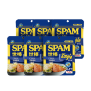 世棒（SPAM）午餐肉经典原味单片装60g*6 一人食早餐搭档火锅开袋即食独立包装