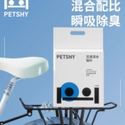 4日20点、限30000件、聚划算百亿补贴：PETSHY百宠千爱 豆腐混合猫砂除臭无尘膨润土混合猫砂可冲厕所 2.5KG