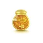 京东百亿补贴：周生生 旗舰Charme系列 93531C 幸运瓶足金转运珠 0.9g