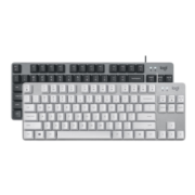 罗技（Logitech） K835机械键盘 有线游戏键盘 办公87键TTC轴 商务家用电竞键盘 K835 黑色  红轴