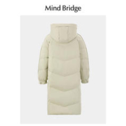 Mind Bridge MindBridge 长款女士羽绒服冬季新款连帽韩版时尚保暖外套