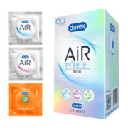 88VIP会员：durex 杜蕾斯 AiR系列 空气快感三合一安全套 16只+赠超薄*2只