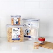 LOCK&LOCK 保鲜盒塑料大容量密封防潮家用透明食品收纳盒冰箱