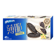 PLUS会员、需首单礼金：奥利奥（Oreo）香草奥碎味薄片夹心饼干 190g