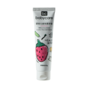 babycare儿童牙膏1-6岁含氟防蛀婴幼儿宝宝专用奥拉氟牙膏 草莓45g