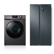 PLUS会员：海尔（Haier）冰洗套装 532WGHSS8EL9U1+HB10