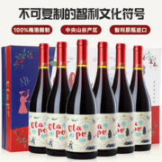 圣埃琳娜酒庄 智利中央山谷 梅洛 干红葡萄酒 750ml*6瓶