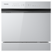 东芝(TOSHIBA)洗碗机嵌入式家用 小白桃洗碗机 10套 全自动 热风烘干 光触媒净味除菌T5W