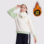 ANTA 安踏 加绒保暖|儿童套头衫女中大童国家队同款运动卫衣密暖绒安踏童装