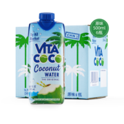 唯他可可（Vita Coco）天然椰子水椰汁饮料 富含电解质含维生素C  NFC 果汁500ml*6瓶