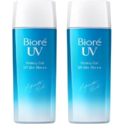 花王Biore/碧柔水活防晒优护水凝露90ml*2瓶SPF50+PA+++防紫外线