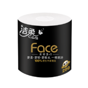 概率券：洁柔 卷纸 黑Face加厚4层200g*10卷