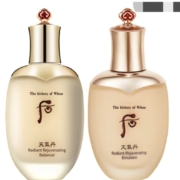 京东百亿补贴：后（The history of Whoo）天气丹水乳 花献光彩紧颜套装 后天气丹水乳套装