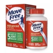 20点开始：MoveFree 氨糖软骨素维骨力中老年养护关节美国绿瓶 120粒+绿 180粒