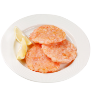 京东百亿补贴：鲜京采 纯鲜虾饼 260g/盒(4饼) 虾仁含量95% 方便儿童早餐 生鲜海鲜水