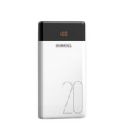10日20点： ROMOSS 罗马仕 LT20 移动电源 雅致白 20000mAh Type-C Lightning 10W