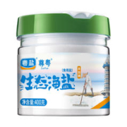 YUEYAN 粤盐 未加碘无碘盐 天然无抗结剂生态食用盐 生态海盐 400g