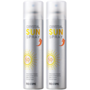 RE:CIPE玥之秘水晶防晒喷雾180ml*2全身防晒霜清爽男女士SPF50+