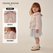TEENIEWEENIEKIDS TeenieWeenie Kids小熊童装23秋冬新款女宝宝菱格娃娃领羽绒服