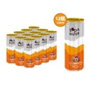 北冰洋  百香果苏打水 330ml*12听