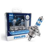 飞利浦（PHILIPS）新极速光 车灯汽车灯泡大灯卤素灯远光灯近光灯2支装 H4 3500K