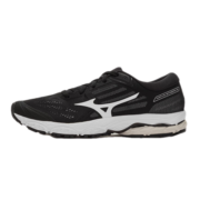 美津浓（MIZUNO）【WAVE STREAM2】女慢跑鞋缓震稳定耐磨运动跑步鞋 11/黑色/白色（女） 36
