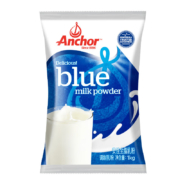 安佳（Anchor）高钙全脂奶粉 1KG袋装  *3件
